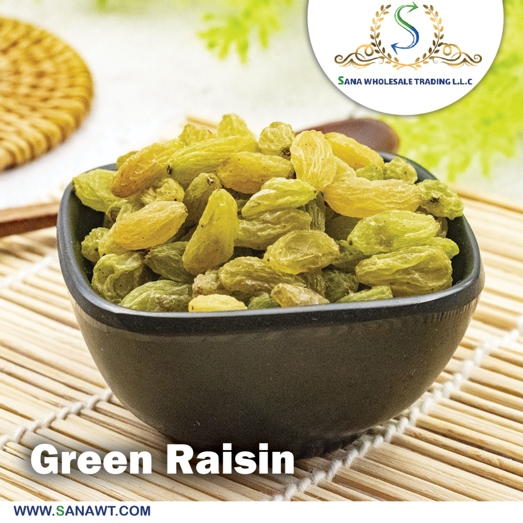 Green raisins are rich in fiber, vitamins, and minerals, and are an excellent source of iron.
Good for the heart: Green raisins contain natural compounds that can help lower cholesterol levels and reduce the risk of heart disease.Being a rich source of Calcium, Vitamin D, and Phosphorus, Raisins are extremely beneficial in keeping your bones healthy and strong. These nutrients are also highly beneficial in overcoming joint pains.
Raisins can also help you in preventing the case of “osteoporosis”, a condition where bones grow weaker with growing age. Along with bones, teeth also benefit highly from the consumption of raisins.